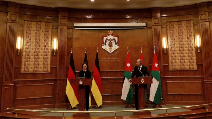 الصفدي يؤكد لنظيرته الألمانية ضرورة حل الدولتين