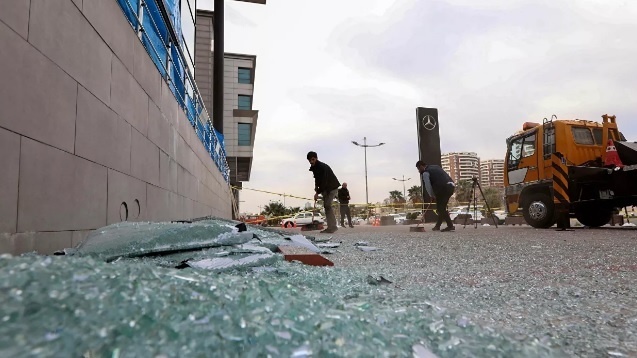 استهداف السفارة الأميركية بأربيل بـ12 صاروخا