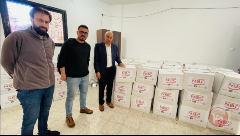  المشروبات الوطنية كوكاكولا/كابي تختتم حملة توزيع طرود غذائية بغزة