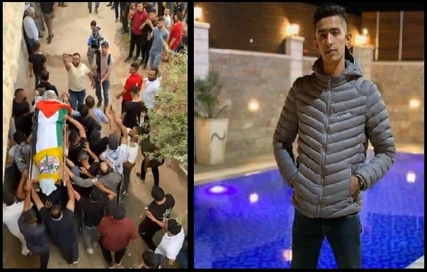 تشيّيع جثمان الشهيد أحمد عويدات في أريحا