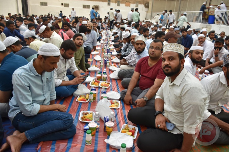 إفطار جماعي للجاليات الهندية والباكستانية والبنغالية بحضور مفتي الديار الهندية والسفير الفلسطيني دعما لفلسطين في البحرين