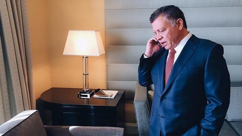 The King of Jordan begins a Gulf tour to discuss stopping the war on Gaza