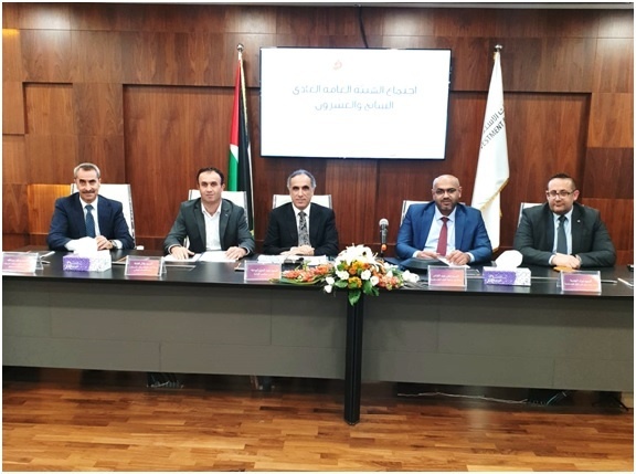 بنك الاستثمار الفلسطيني يعقد اجتماع الهيئة العامة العادي السابع والعشرين