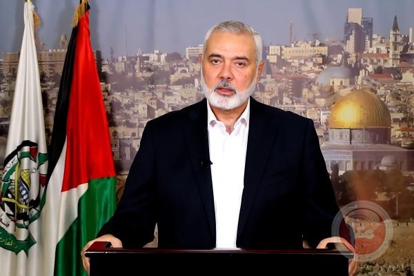 Haniyeh: We will not discuss the issue of prisoners until the end of the war