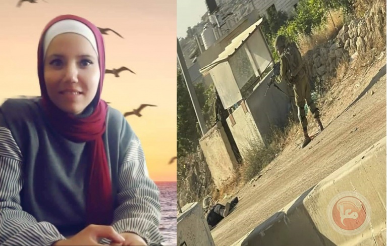 استشهاد شابة برصاص الاحتلال على مدخل مخيم العروب 