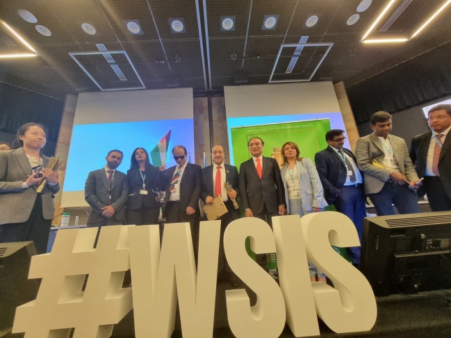 فلسطين مستمرة في حصد جوائز القمة العالمية لمجتمع المعلومات WSIS
