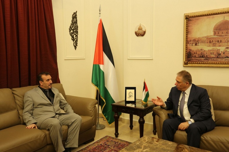 دبور يستقبل السفير الجزائري في لبنان 