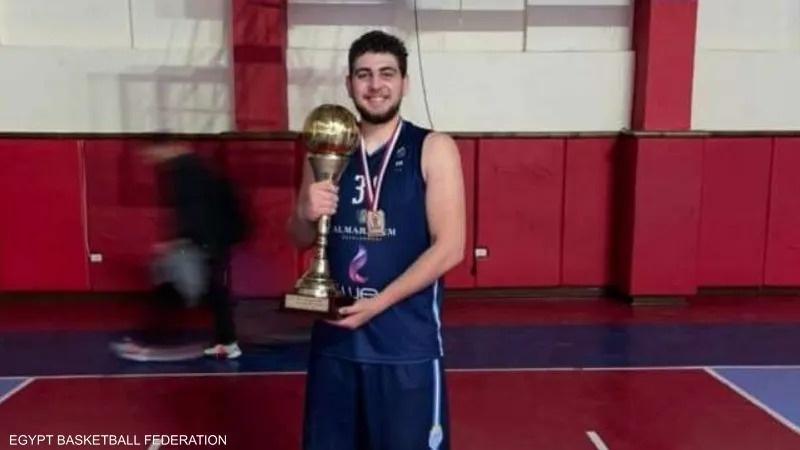 وفاة لاعب كرة سلة مصري خلال مباراة دولية
