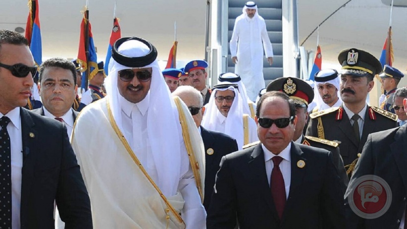 الرئاسة المصرية: السيسي يستقبل أمير قطر في مطار القاهرة
