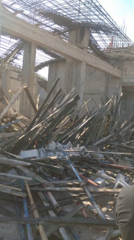 إصابات بانهيار سقف مبنى قيد الإنشاء في طولكرم