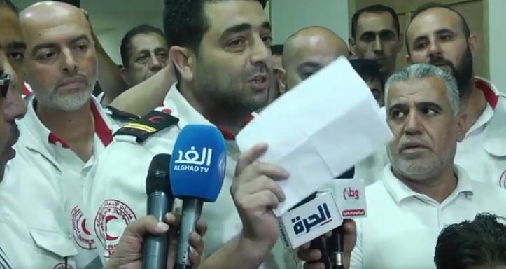 نقابة الاسعاف والطوارئ تعلن تأجيل خطواتها التصعيدية 24 ساعة