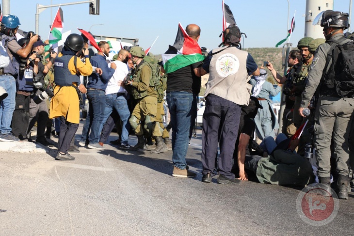 الاحتلال يقمع فعالية ضد الاستيطان في بلدة حارس