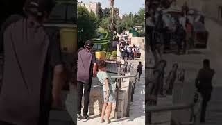 شاهد- اغلاق منطقة باب العامود في القدس