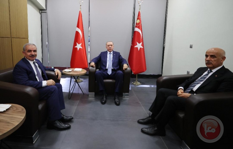 تحذير من تدهور الأوضاع في فلسطين-  تفاصيل لقاء اشتية مع أردوغان