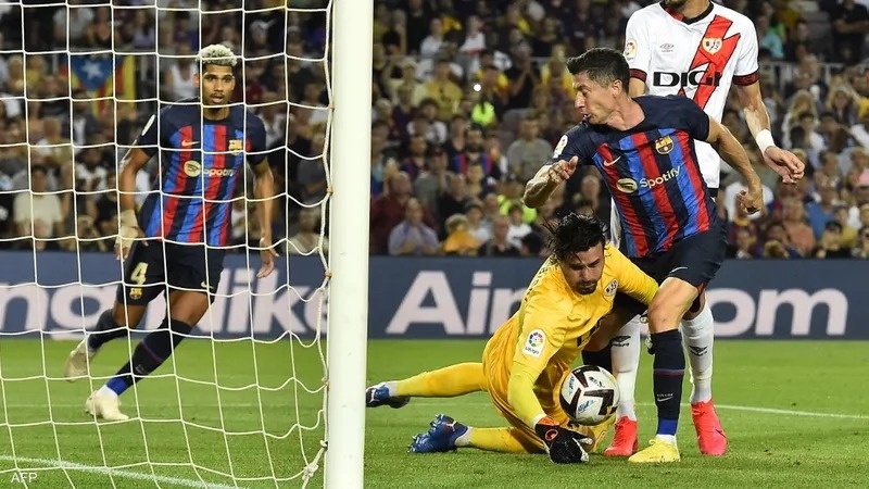 في افتتاح الدوري.. تعثر برشلونة وعرض &quot;محبط&quot; من ليفاندوفسكي