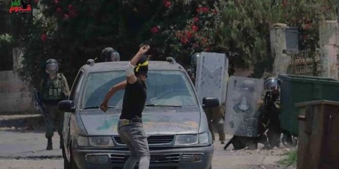 إصابات إثر اعتداء الاحتلال على مسيرة كفر قدوم