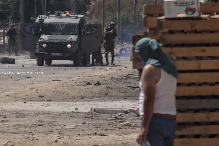 إصابات خلال مواجهات مع الاحتلال في بيت دجن وبيتا
