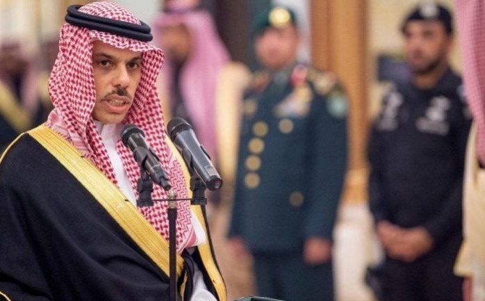وزير الخارجية السعودي: يجب ايجاد حل عادل للقضية الفلسطينية