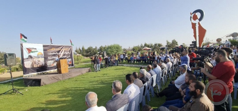 الفصائل بغزة خلال مهرجان: لن ندخر جهدا في الدفاع عن الاقصى 