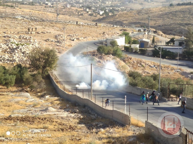 إصابات خلال مواجهات مع الاحتلال في تقوع