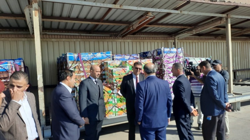 تصدير أول شحنة خضار للشركة الأردنية الفلسطينية إلى قطر
