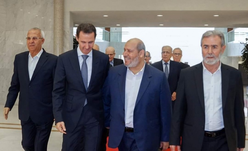 لجان المقاومة: لقاء الفصائل بالرئيس السوري خطوة لنبذ الخلافات