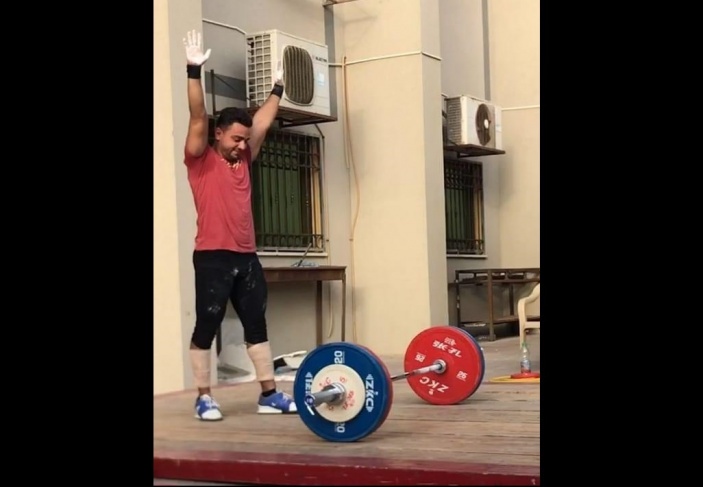 اللاعب الدولي أدهم خزيق يعلن اعتزال لعبة رفع الاثقال