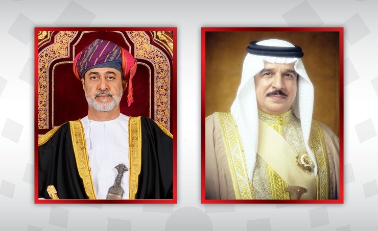 سلطان عمان وملك البحرين يؤكدان ضرورة التوصل إلى حل عادل للقضية الفلسطينية