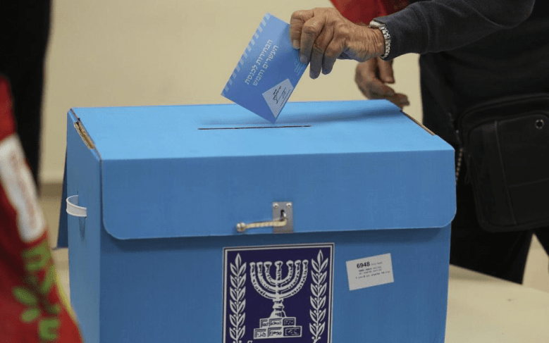 إغلاق مراكز اقتراع انتخابات الكنيست الإسرائيلي ال 25