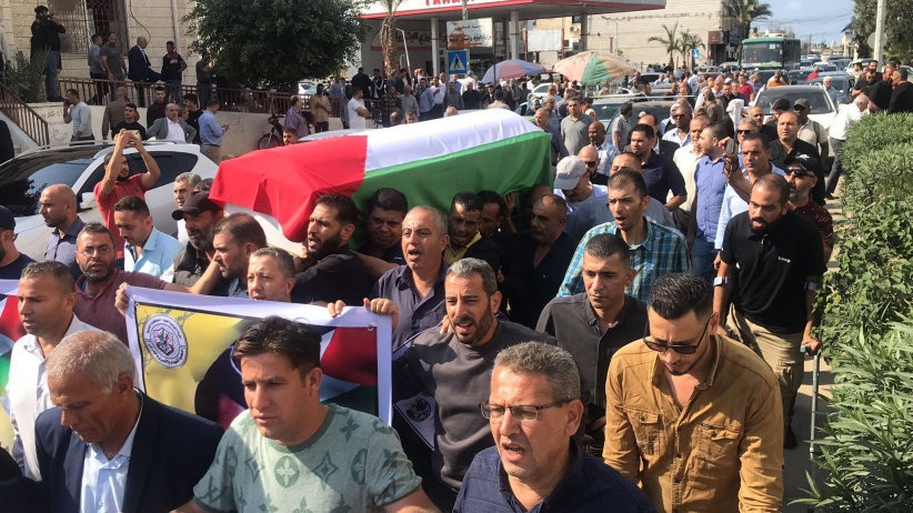 غزة- تشييع جثمان البرناوي أول أسيرة في سجون الاحتلال