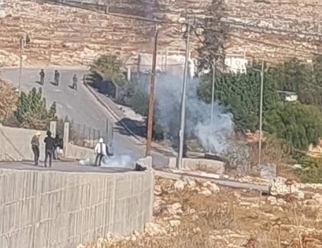 مواجهات في بلدة تقوع شرق بيت لحم