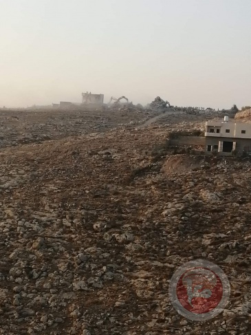 قوات الاحتلال تهدم 3 منازل في قرية المنيا جنوب بيت لحم