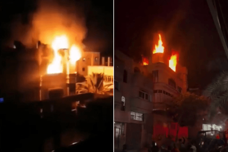 البابا فرنسيس يعبر عن تضامنه مع ضحايا حريق جباليا