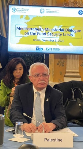 المالكي يشارك في الحوار الوزاري المتوسطي الثاني حول أزمة الغذاء