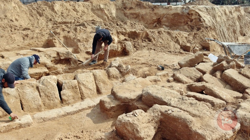 غزة: بدء مشروع التنقيب الأثري في المقبرة الرومانية شمال غزة