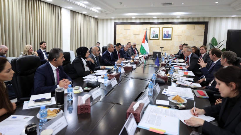 رئيس الوزراء يفتتح أعمال اللجنة الأوروبية الفلسطينية المشتركة