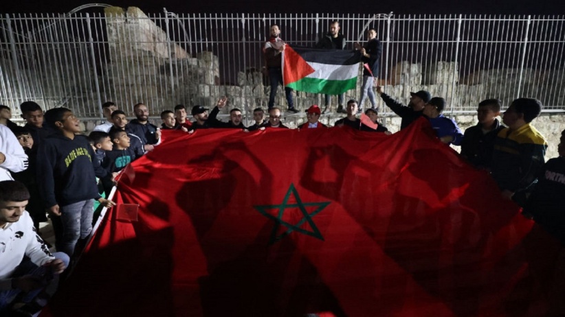 بالفيديو- جماهير فلسطين توجه رسالة للشعب المغربي قبل مواجهة فرنسا