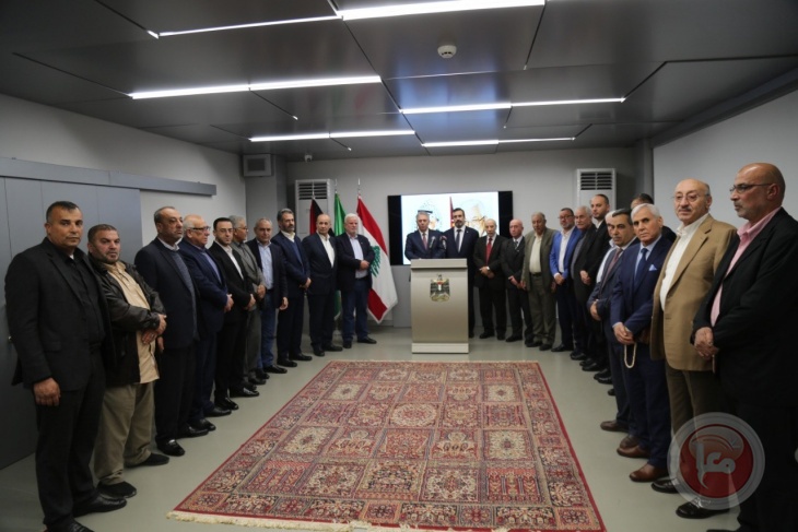 سفارة فلسطين والفصائل الفلسطينية تكرم السفير الجزائري في لبنان 