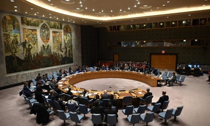 Postponing a vote in the Security Council again on a draft resolution on Gaza