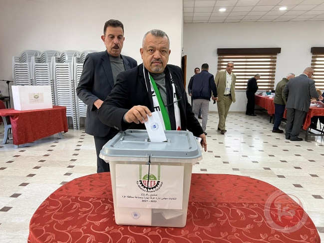 اقتراع انتخابات غرفة تجارة وصناعة محافظة غزة يبدأ اليوم السبت.