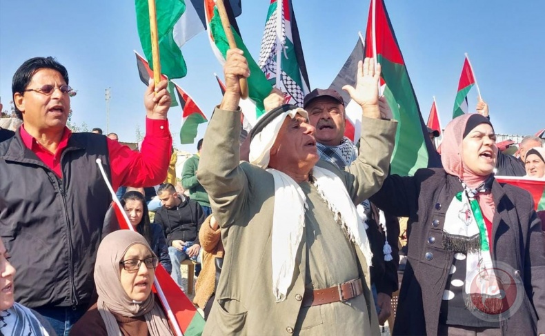 انطلاق فعالية الدفاع عن الخان الأحمر رفضا لمخططات تهجير أهله