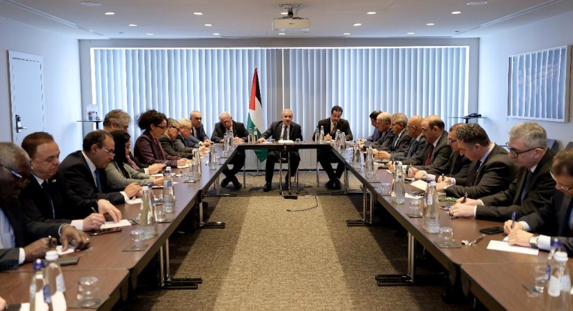 اشتية يلتقي السفراء العرب لدى بلجيكا والاتحاد الأوروبي