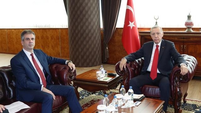 أردوغان يستقبل وزير الخارجية الإسرائيلي