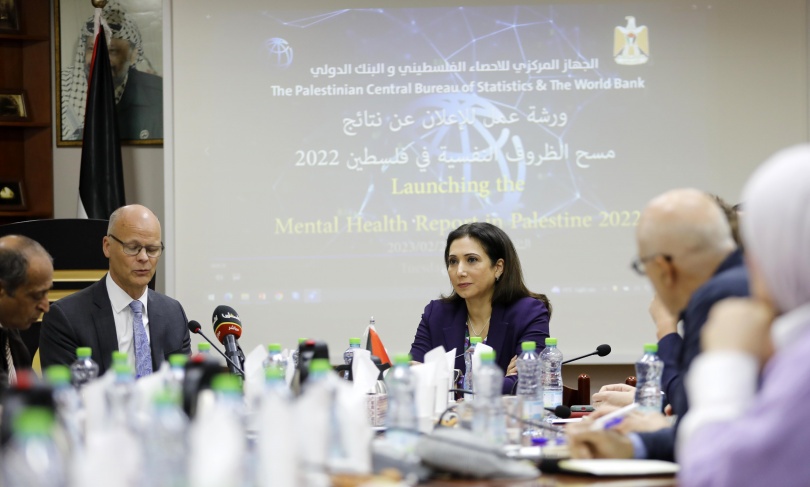 نتائج مسح ظروف الصحة النفسية في فلسطين للعام 2022