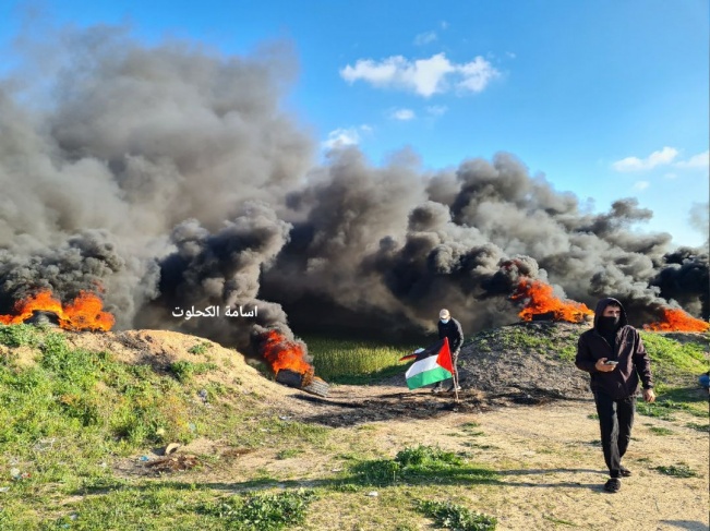 الاحتلال يستهدف مسيرات سلمية شرق قطاع غزة