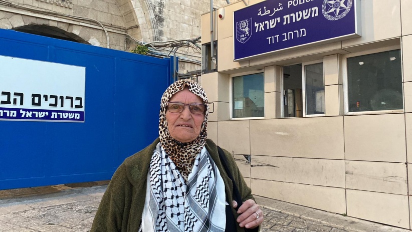 اعتقال حاجة مقدسية من شارع الواد في القدس