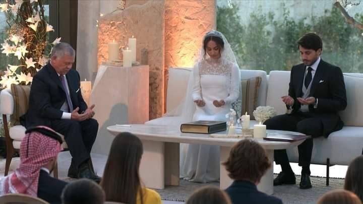 عقد قران وزفاف الأميرة إيمان على جميل ترميوتس في بيت الأردن