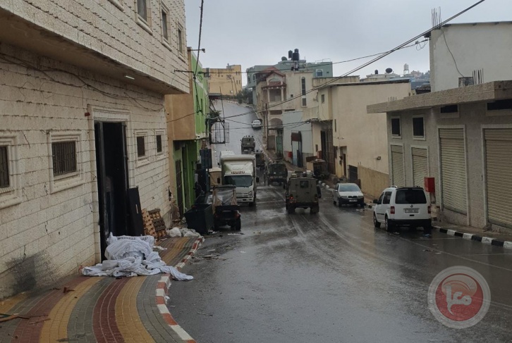 اصابات بالاختناق- الاحتلال يقتحم بلدة قراوة بني حسان