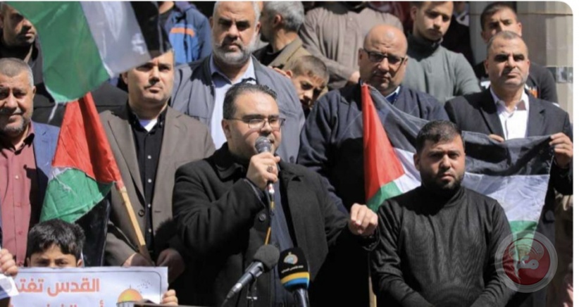 خلال مسيرة بخان يونس: حماس تؤكد ان قضية الاسرى اولوية