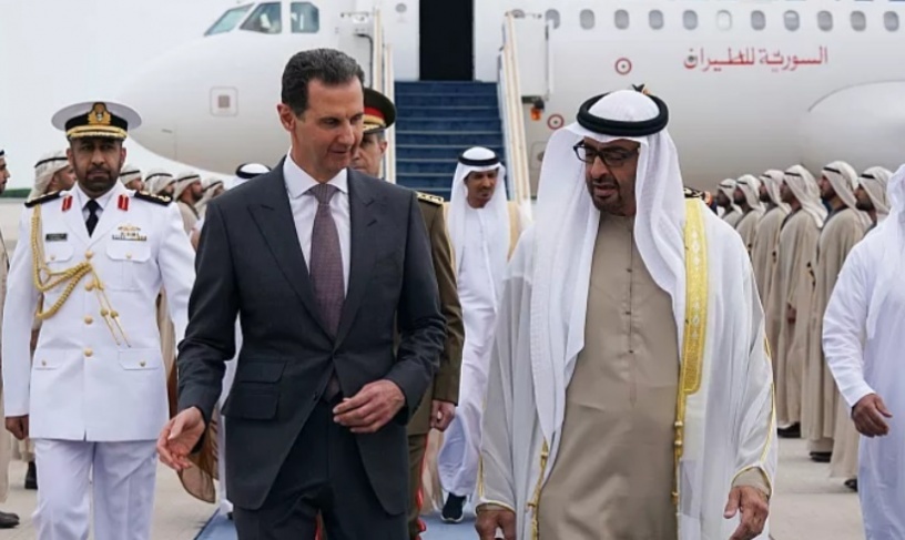 الرئيس الأسد يصل إلى الإمارات في زيارة رسمية